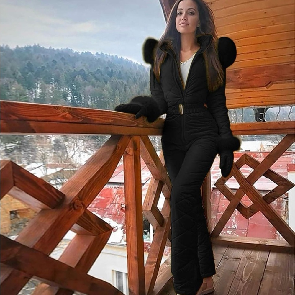 Women’s Black Snowsuit